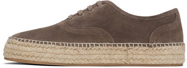 Kläder JW Anderson JW Anderson Lace-Front Platform Espadrilles Grå | SE0031-LA0240, 2