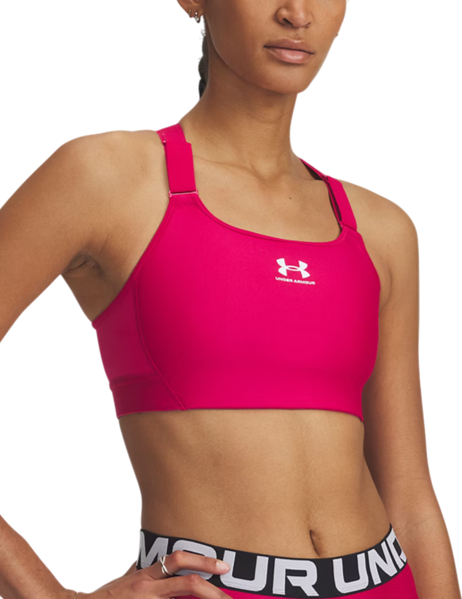 Behå Under Armour HeatGear High Sports Bra Rosa | 1379195-681, 0