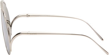 Solglasögon Loewe Hillock Sunglasses Metallisk | LW40180UW6116C 192337239175, 2