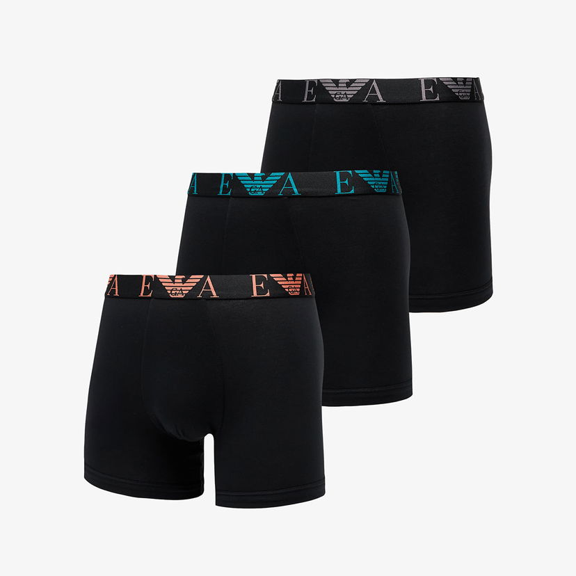 Boxare Emporio Armani Emporio Armani 3-Pack Boxer Briefs undefined | EM000261AF10778MC061