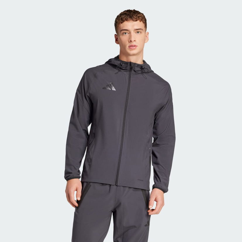 Vindjacka adidas Performance 25 Pro Vis Tech Travel Training Jacket Grå | JY0484