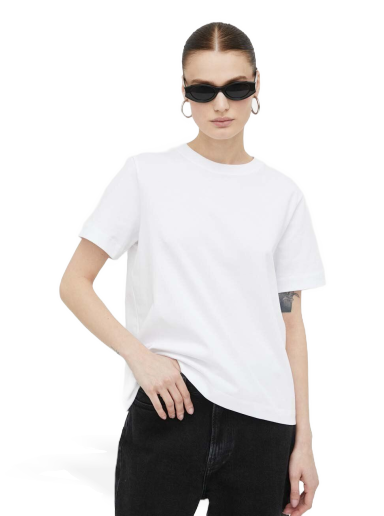 T-shirt Samsoe Samsoe Cotton Tee Vit | F00012400