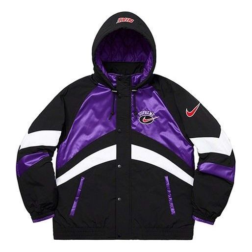 Bomberjacka Supreme Hooded Sports Jacket Purpur | SUP-SS19-10139