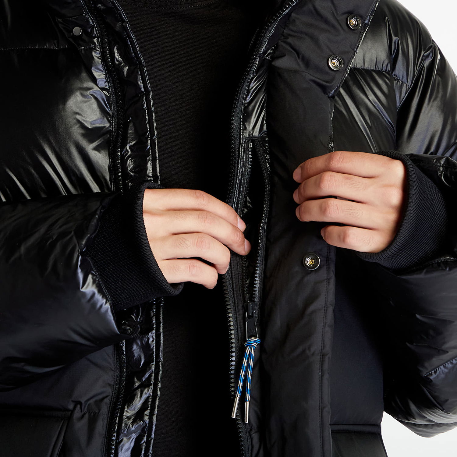 Pufferjacka adidas Originals Mid Puffer Jacket Black Svart | IR7133, 1