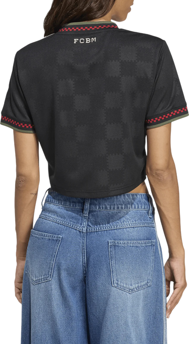 Jersey adidas Performance FC Bayern Munich 25/26 Women's Cropped Third Jersey Svart | KE6800, 2