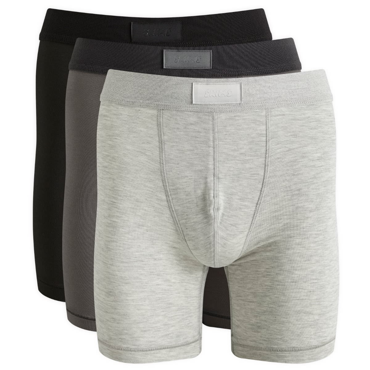 Boxare SKIMS 5" Cotton Boxer Brief - 3 Pack Flerfärgad | BO-BBR-5635M-HM, 0