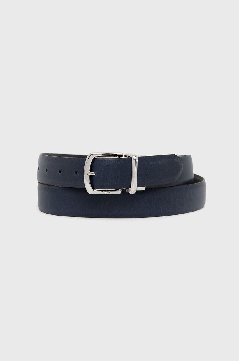 Bälten Polo by Ralph Lauren Polo Ralph Lauren Reversible Leather Belt Mörkblå | 405800534001