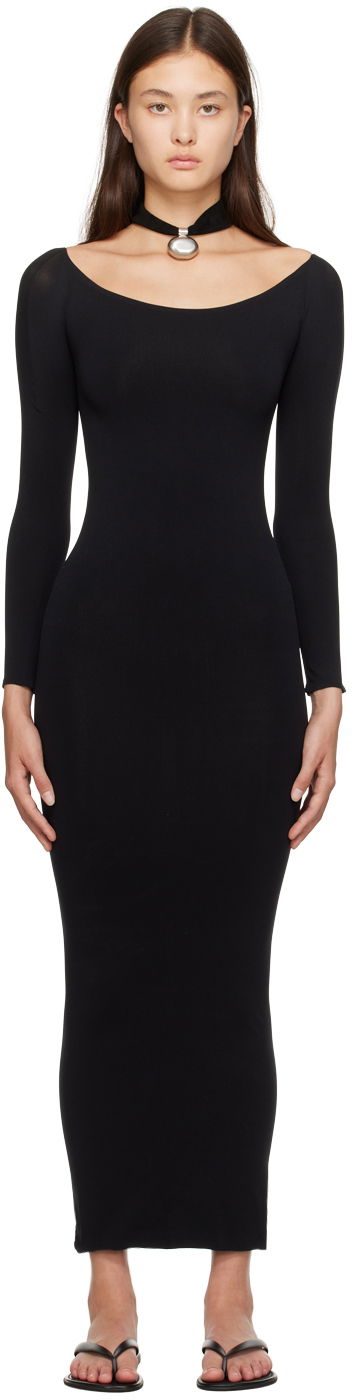 Klä The Row Maxi Dress With Open Back Svart | 7233-Y622
