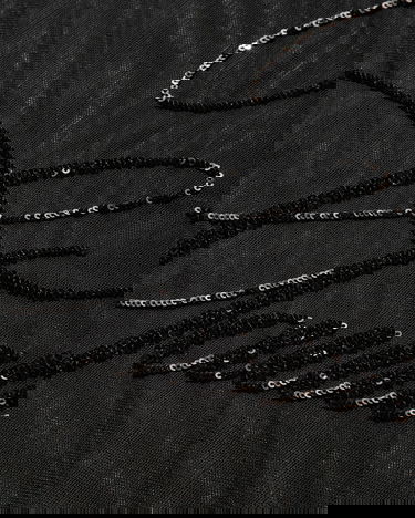 T-shirts och linne Jean Paul Gaultier Sequin Longsleeve Top Svart | 2503WTO339M001 00, 4