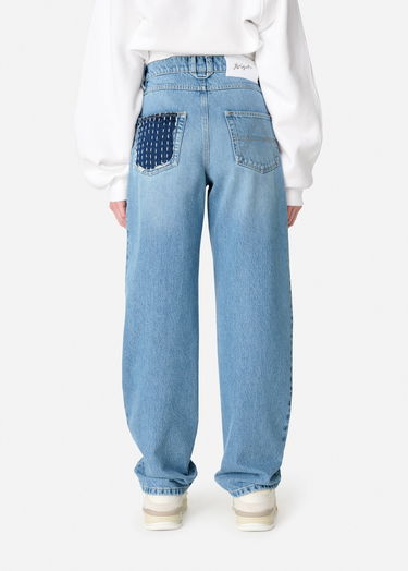 Jeans AXEL ARIGATO Relaxed Fit Patchwork Jeans Blå | A2988001, 6