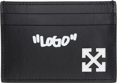 Plånbok Off-White Off-White Jitney Quote Leather Card Holder Svart | OMND09FC99LEA0011001, 0