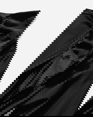Skjorta OpéraSPORT Daphne Ruffle Wrap Top Svart | SS25-A45 BLK, 3