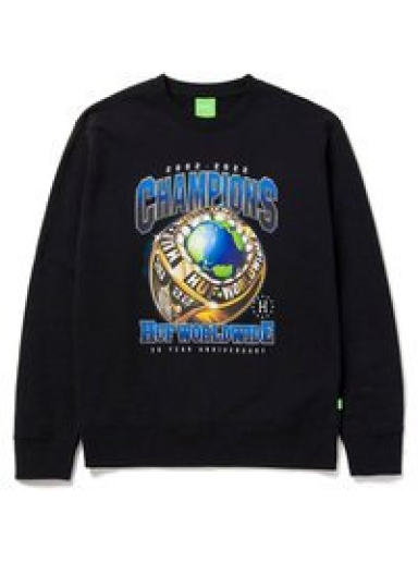 Sweatshirt HUF nero Svart | pf00521-black