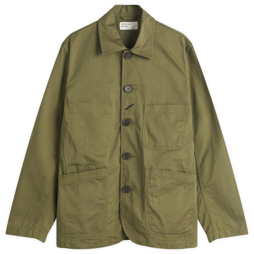 Jacka Universal Works Universal Works Bakers Jacket Grön | 00102-LOV
