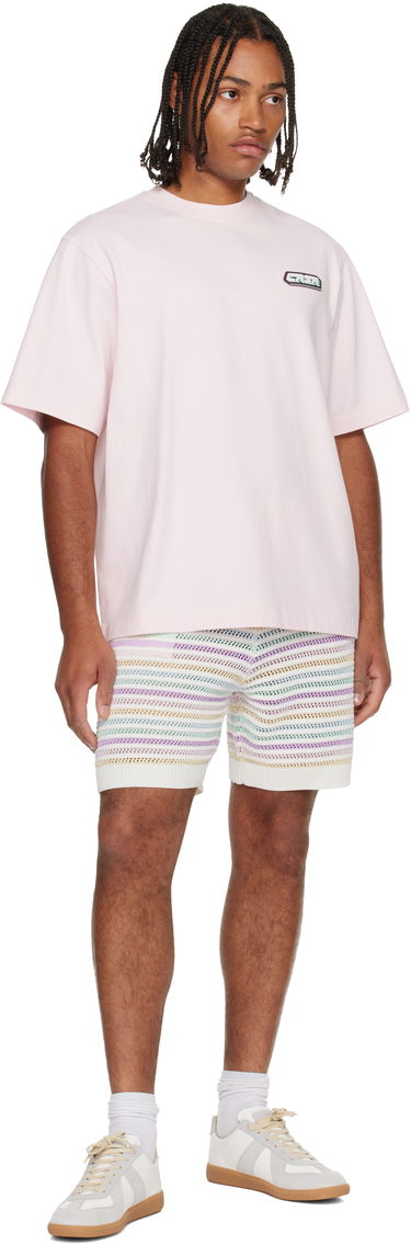 T-shirt Casablanca 'Casa' Racing Oversized Short Sleeve T-shirt Rosa | M-AW25-JTS-044-01, 3