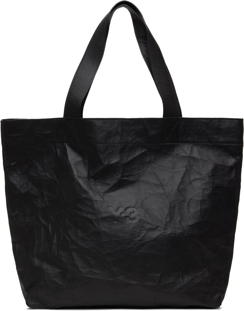 Tygpåse Y-3 Y-3 Crinkled Tote Svart | JD2900