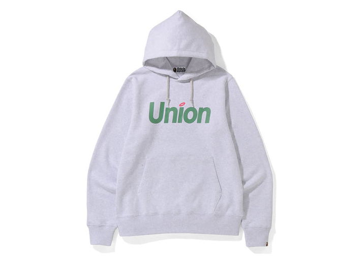 Sweatshirt BAPE Union x 30th Anniversary Pullover Hoodie Grå | 1H73-114-907, 0