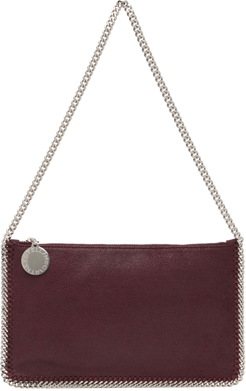 Handväska Stella McCartney Stella McCartney Falabella Chain Pochette Shoulder Bag Bourgogne | 7P0076WP0086