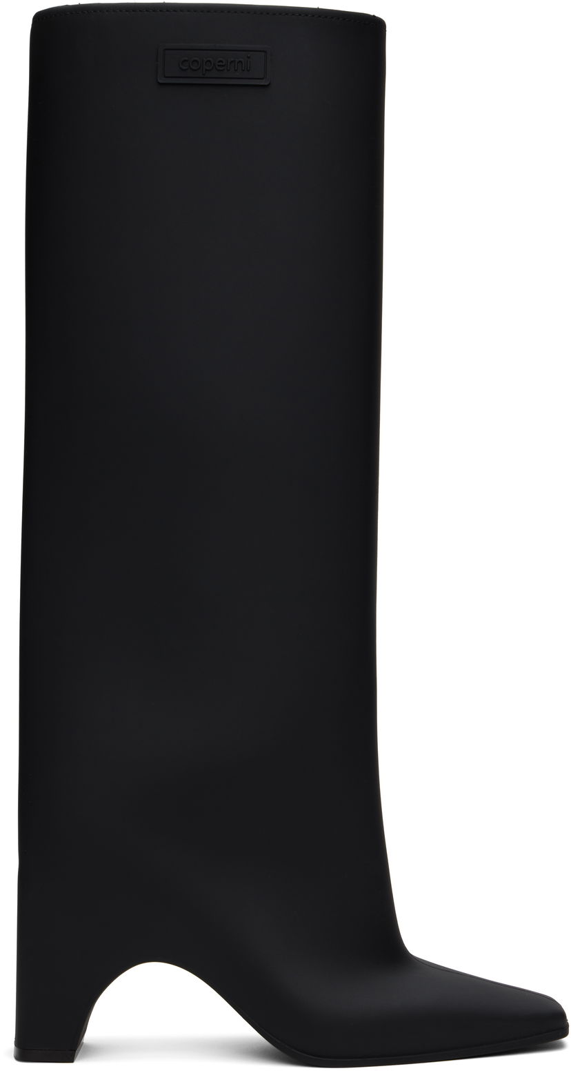 Sneakers och skor Coperni Rubber Bridge Tall Boots Svart | COPSH43F9005