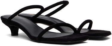 Tillbehör TOTEME TOTEME 'The Minimalist' Heeled Sandals Svart | 243-WAS2065-LE0012, 3