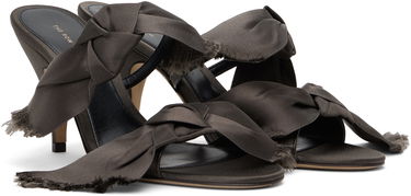 Sneakers och skor The Row Vika Knot Heeled Sandals Grå | F1569-W326, 3