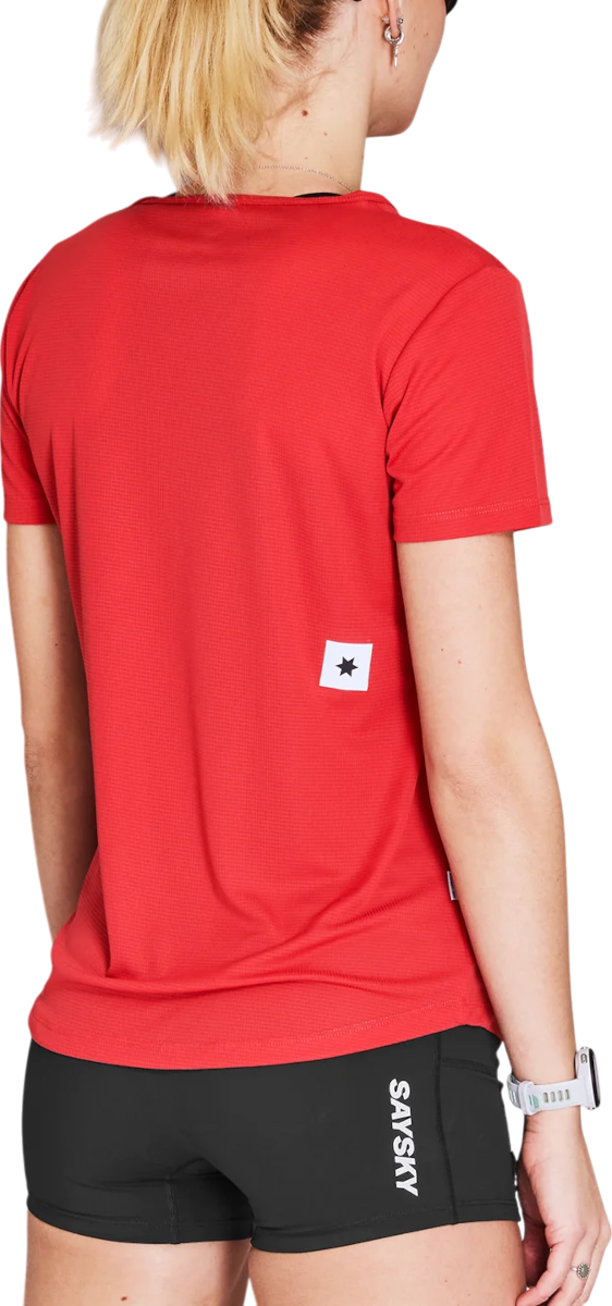 T-shirt Saysky Saysky Reactive Flow T-Shirt Röd | nwrss60c-1037, 1