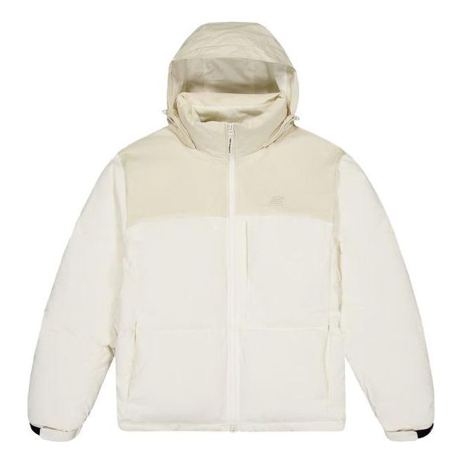 Pufferjacka New Balance Winter Puffer Coat Vit | NPD49011-WT