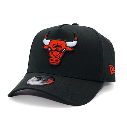 Keps New Era Chicago Bulls NBA Side Patch 9FORTY A-Frame Adjustable Hat Svart | 60595220