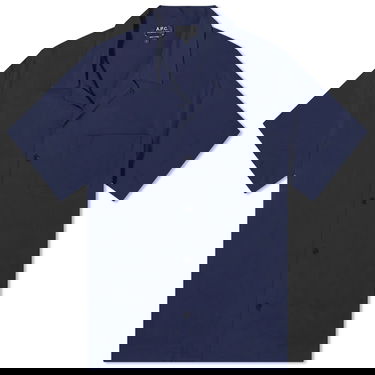 Skjorta A.P.C. Lloyd Vacation Shirt Mörkblå | VIAJA-H12495-IAK, 0