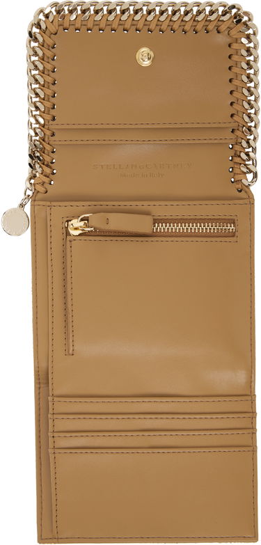 Plånbok Stella McCartney Small Chain Flap Wallet Beige | 431000WP0404, 2