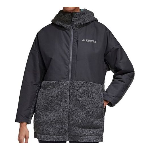 Parkas adidas Originals adidas Xplr Sherpa Parka Svart | GI7635