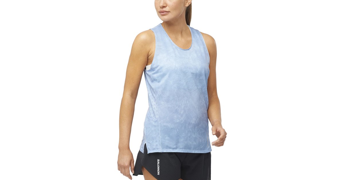 Linne Salomon Sense Aero Tank Top Blå | lc2045300, 1