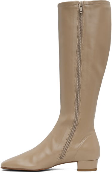 Kläder BY FAR BY FAR Edie Tall Boots Beige | 23PFEDITPNAP, 2