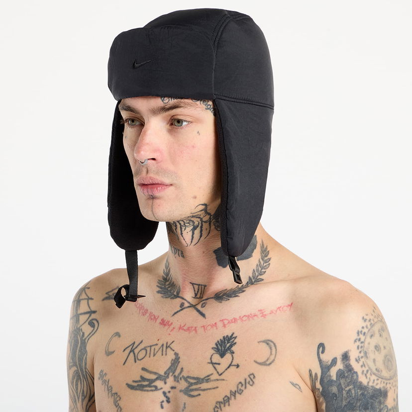 Keps Nike Fly Unstructured Puffer Trapper Cap Svart | IB7310-010