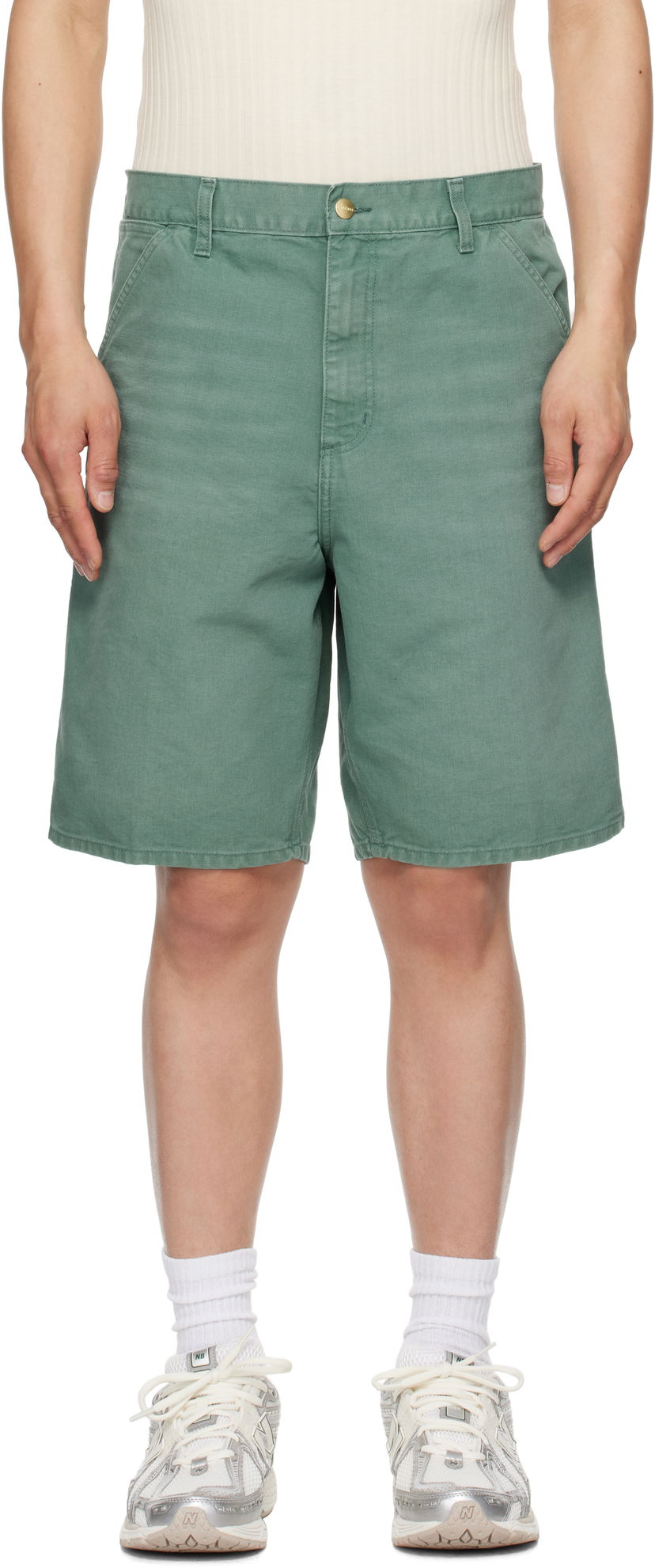 Shorts Carhartt WIP Carhartt WIP Single Knee Shorts Grön | I034797