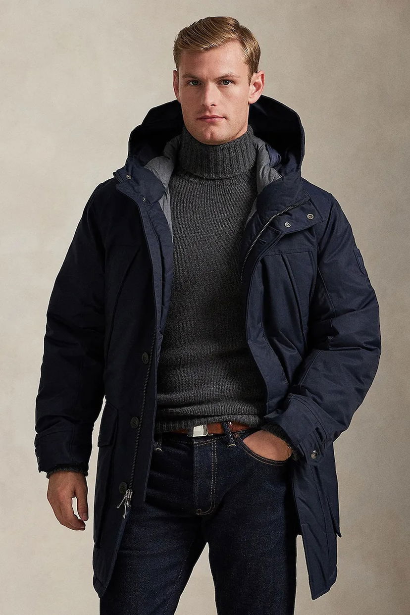 Parkas Polo by Ralph Lauren Winter Hooded Down Parka Mörkblå | 710968114001