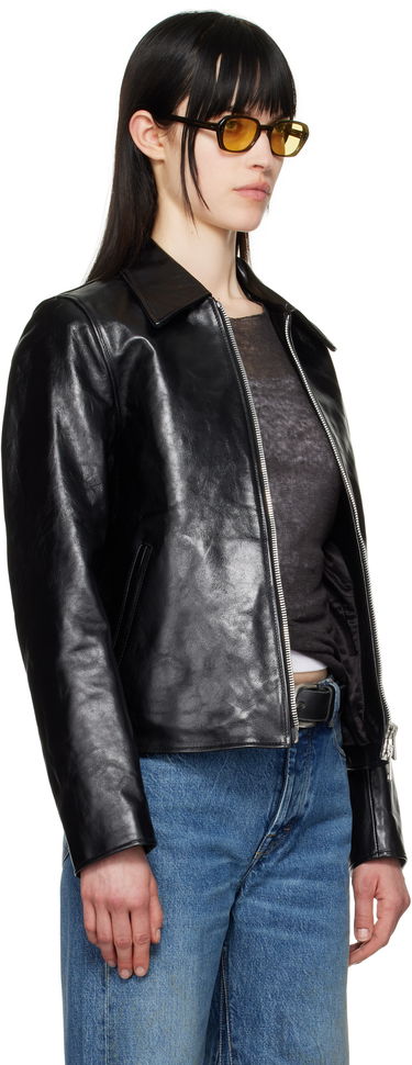 Jacka OUR LEGACY Mini Leather Jacket Svart | W4239MTD, 1