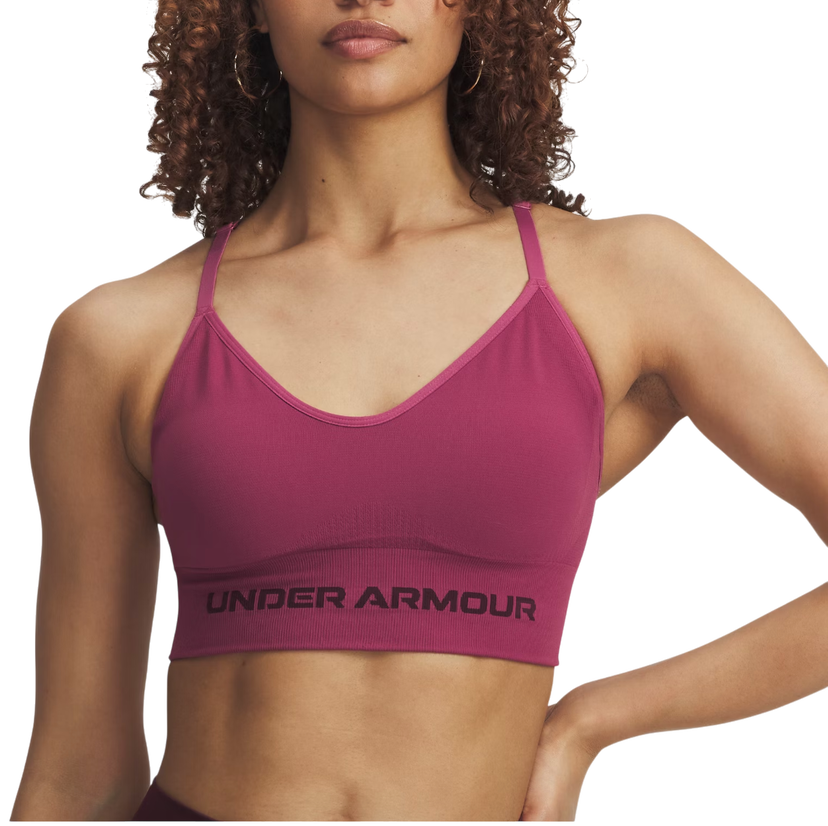 Behå Under Armour Under Armour Vanish Seamless Low Sports Bra Rosa | 1384417-659
