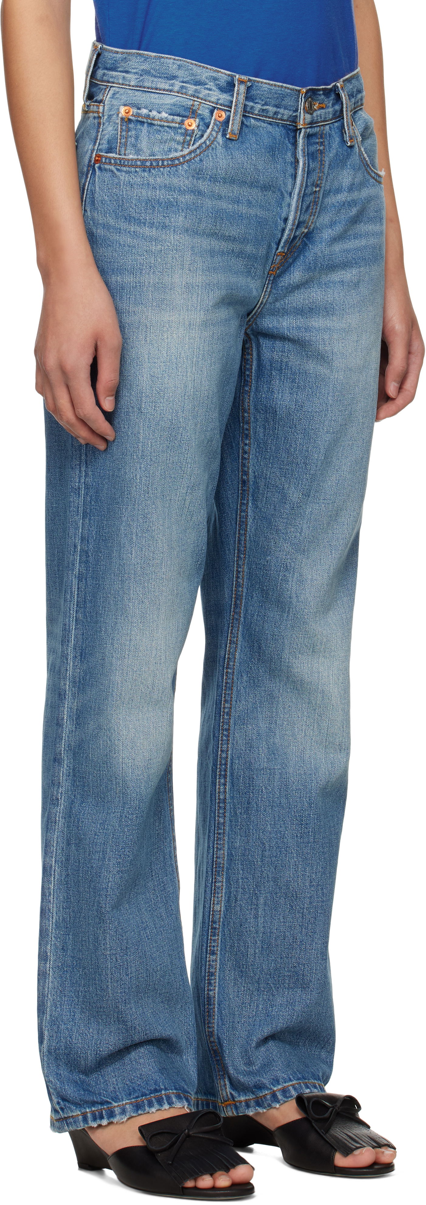 Jeans RE/DONE Re/Done 'The Standard' Jeans Blå | 148-03WSTANRD, 1