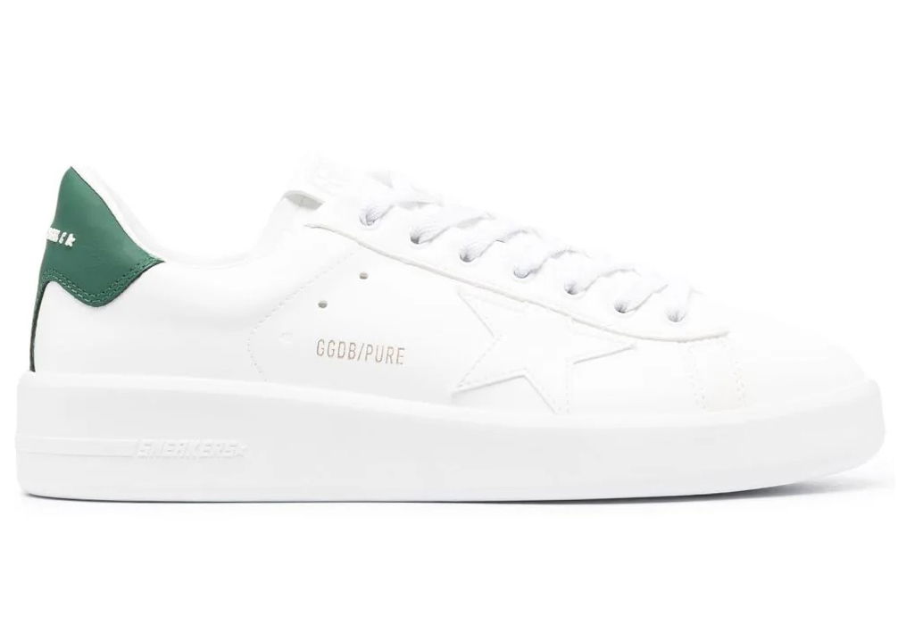 Sneakers och skor Golden Goose Pure Star White Green Vit | GMF00197-F004753-10502, 0