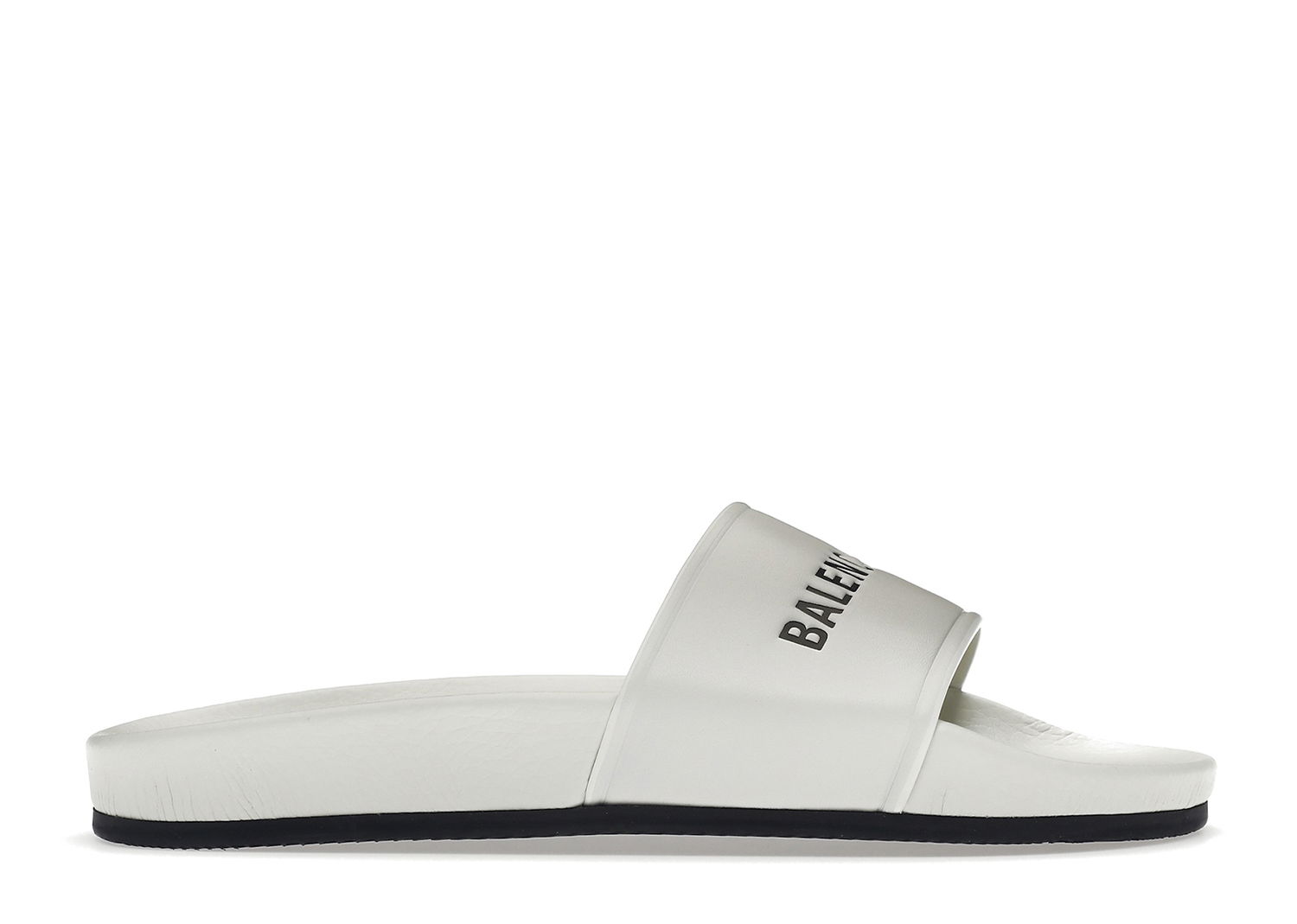 Sneakers och skor Balenciaga Pool Slide White Black W Vit | 517226 WAL00 9061, 0