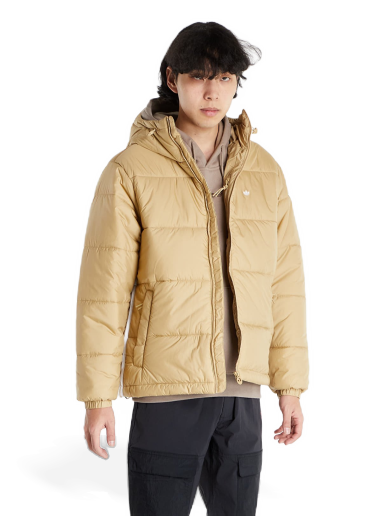 Pufferjacka adidas Originals Hooded Puffer Beige | H13556
