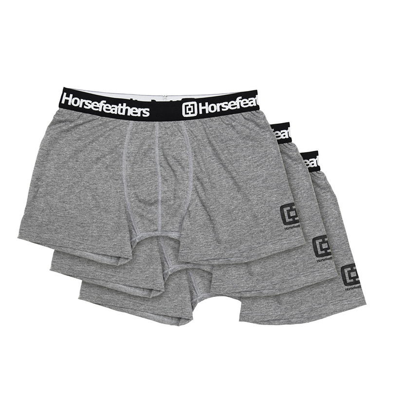 Boxare Horsefeathers Boxers Dynasty 3-Pack Boxer Shorts Heather Gray Grå | AM067C