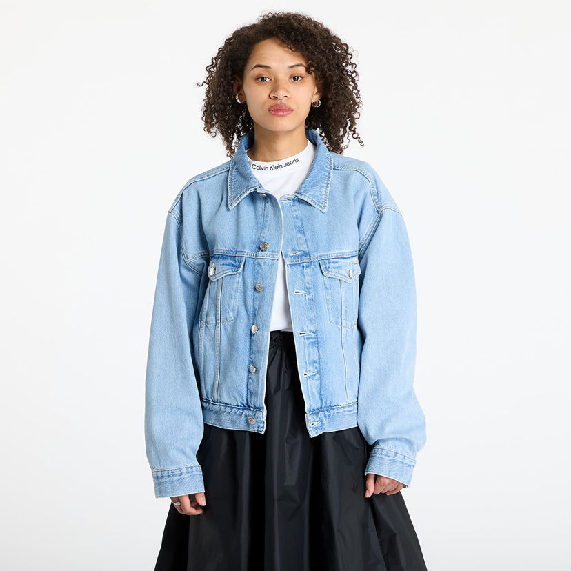 Jacka CALVIN KLEIN Calvin Klein Jeans Boxy Denim Jacket Blå | J20J224548 1A4