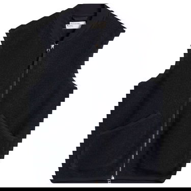 Väst Universal Works Wool Fleece Zip Vest Mörkblå | 00015-NVY, 0