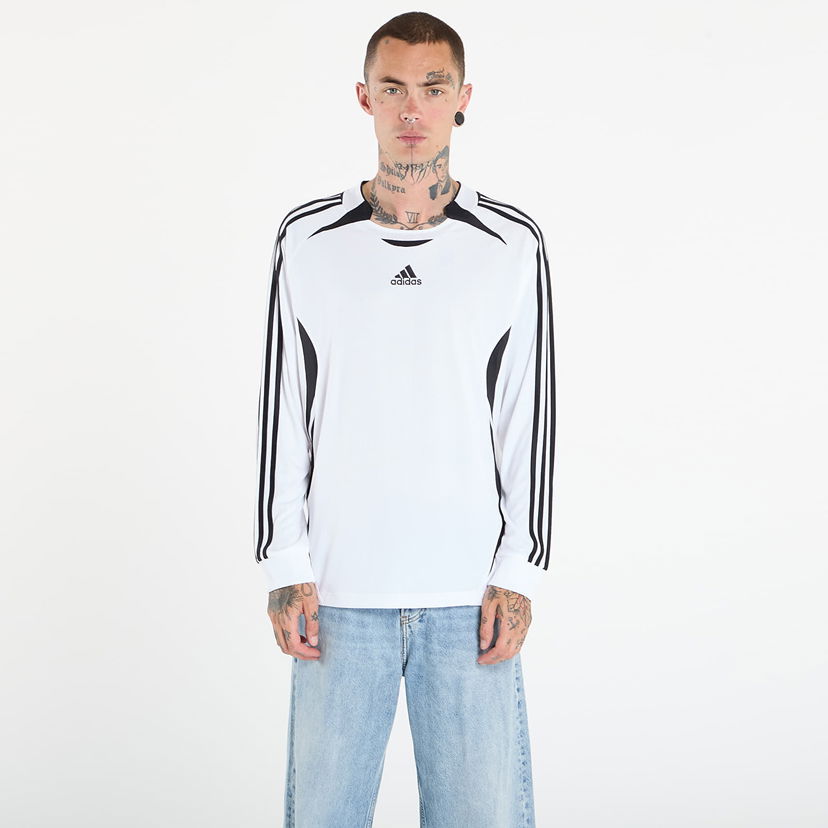 T-shirt adidas Originals Teamgeist Adicolor Long Sleeve T-Shirt Vit | JY6371
