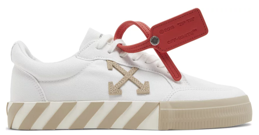 Sneakers och skor Off-White Vulc Sneaker White Beige W Vit | OWIA272S23FAB0020117