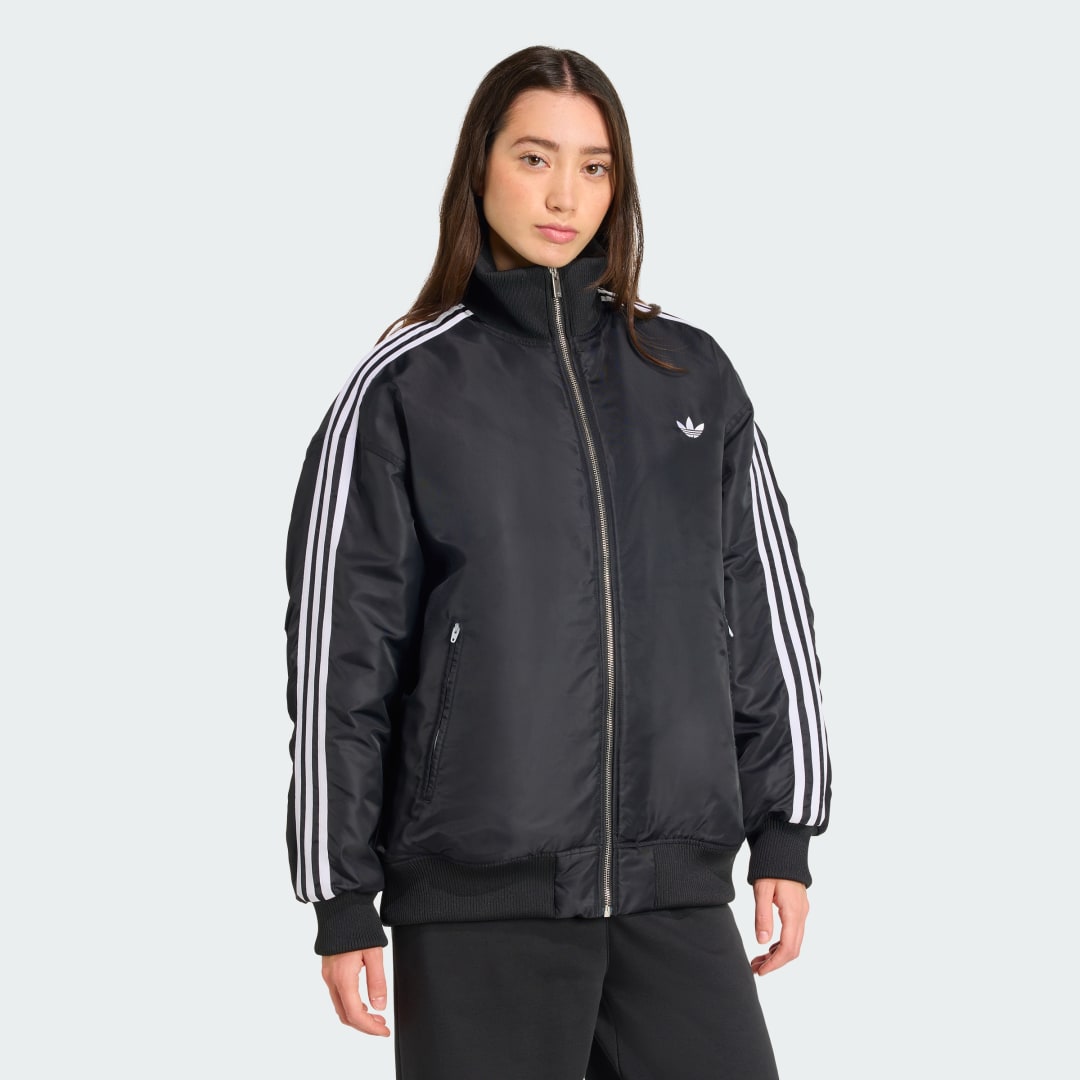 Bomberjacka adidas Performance Firebird Oversized Bomber Jacket Svart | JX2991, 0