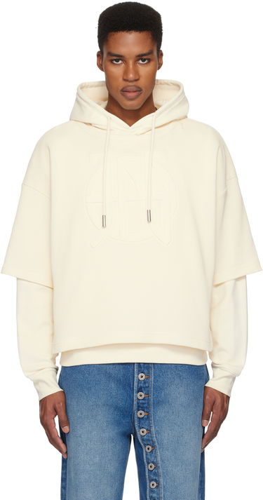 Sweatshirt Jean Paul Gaultier Jean Paul Gaultier Oversized JPG Hoodie Beige | 25/33-F-SW050E-J076-03, 0