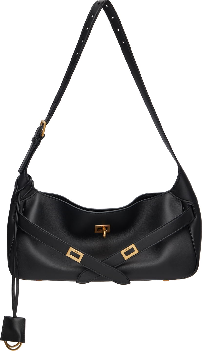Axelväska Balenciaga Balenciaga Bel Air Shoulder Bag Svart | 8106802ABAV
